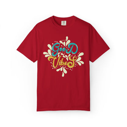 Good Vibes Motivational Tee Let Go Of Negativity Focus On Solutions Growth Mindset Unisex Heavy Cotton T-Shirt