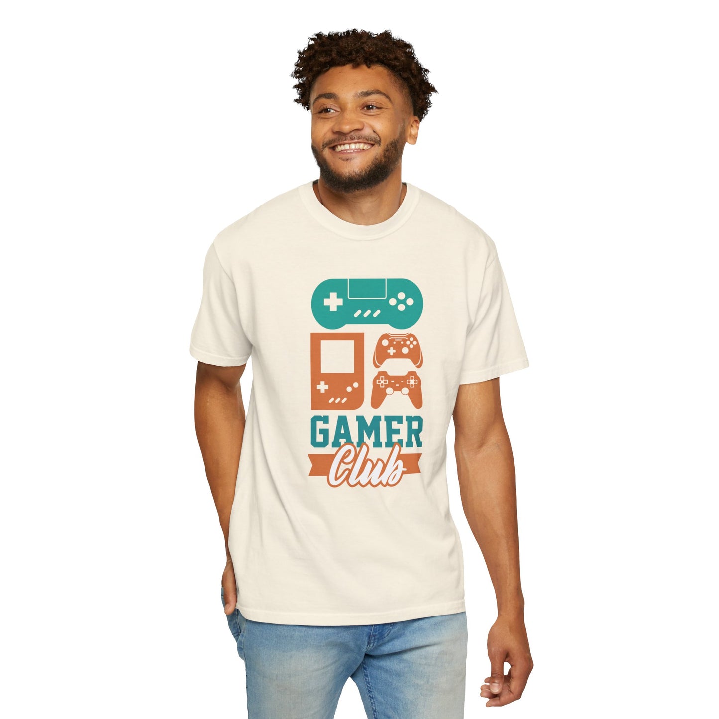 Funny Gamer Club Sarcastic Retro Gaming Gaming Consoles Gaming Community Unisex Heavy Cotton T-Shirt