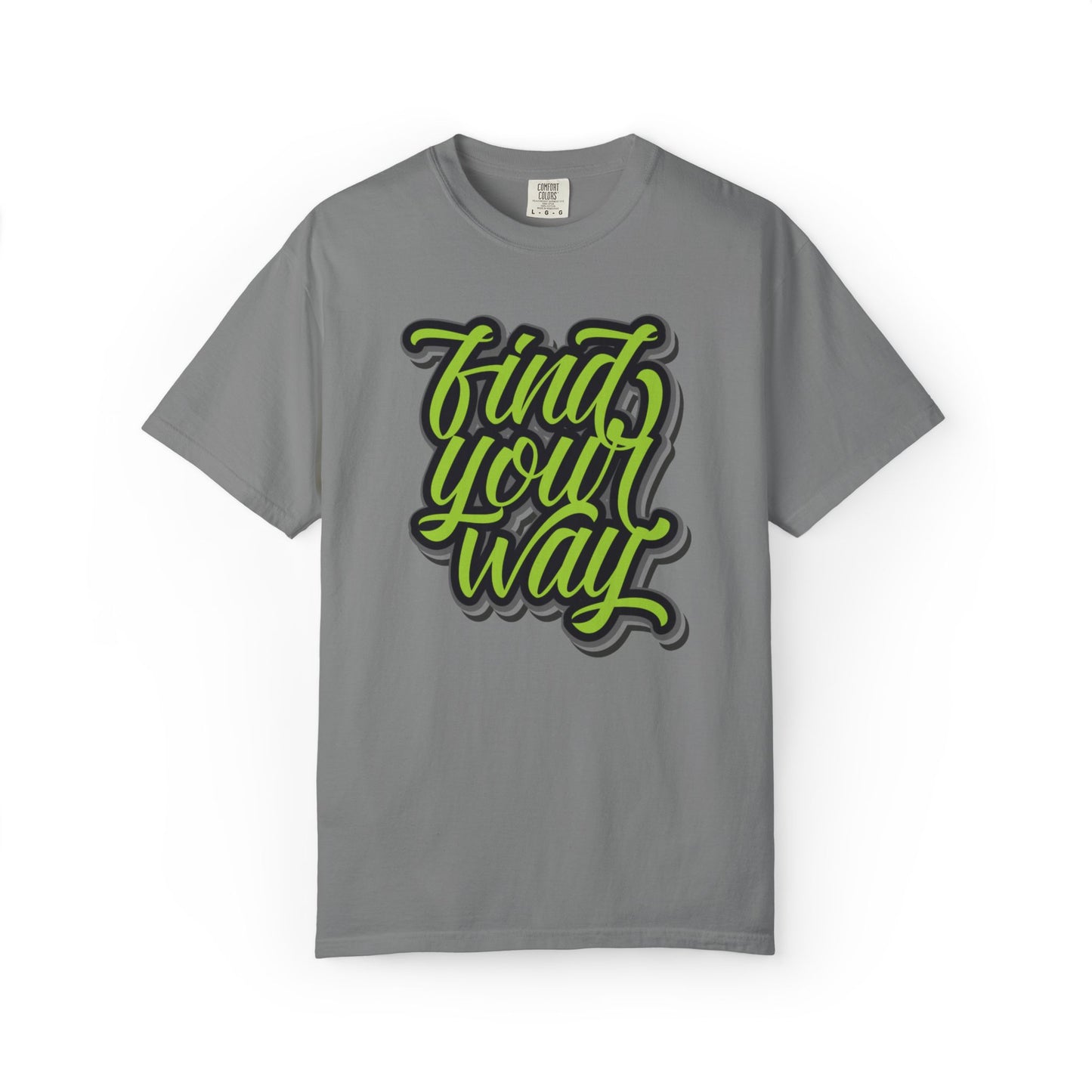 Find Your Way Direction Guidance Tee Exploration Adventure Destination Unisex Heavy Cotton T-Shirt