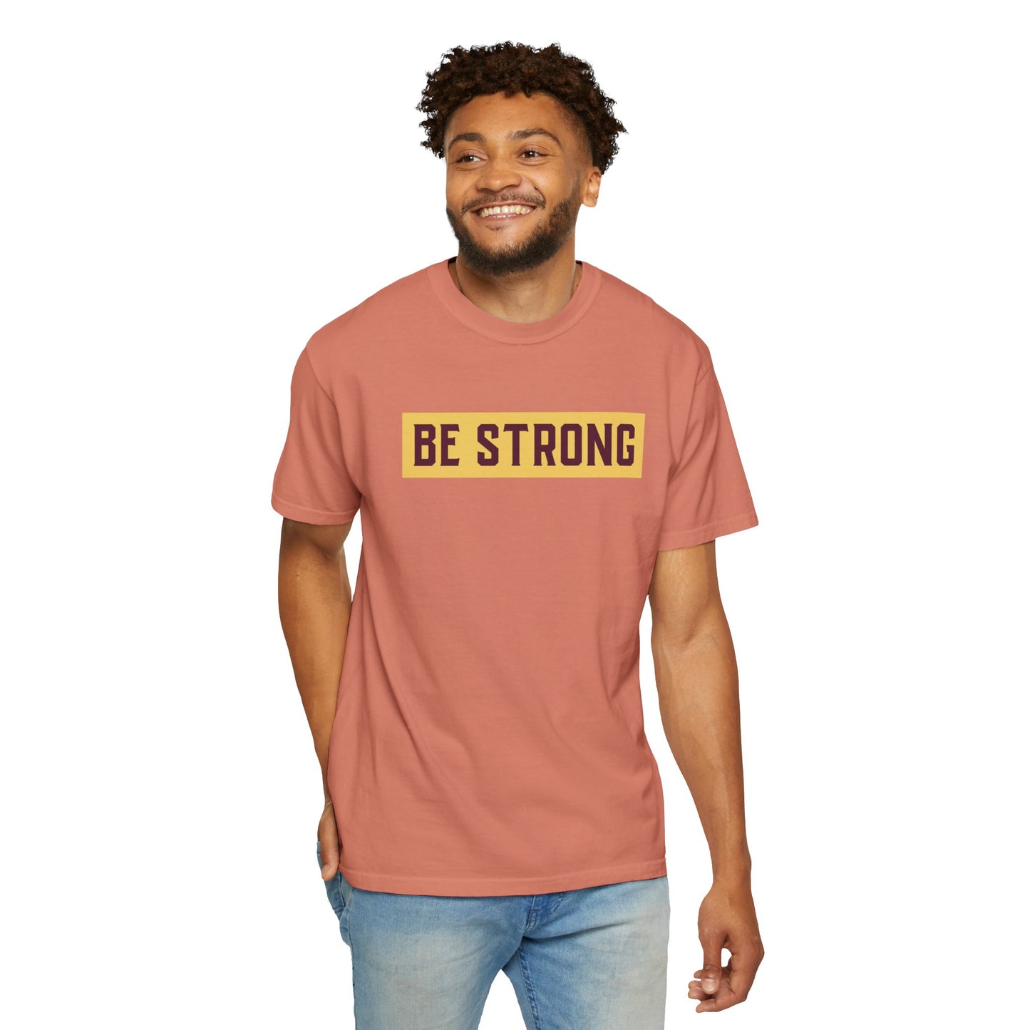 Be Strong Quotes Best Selling Unisex Heavy Cotton T-Shirt