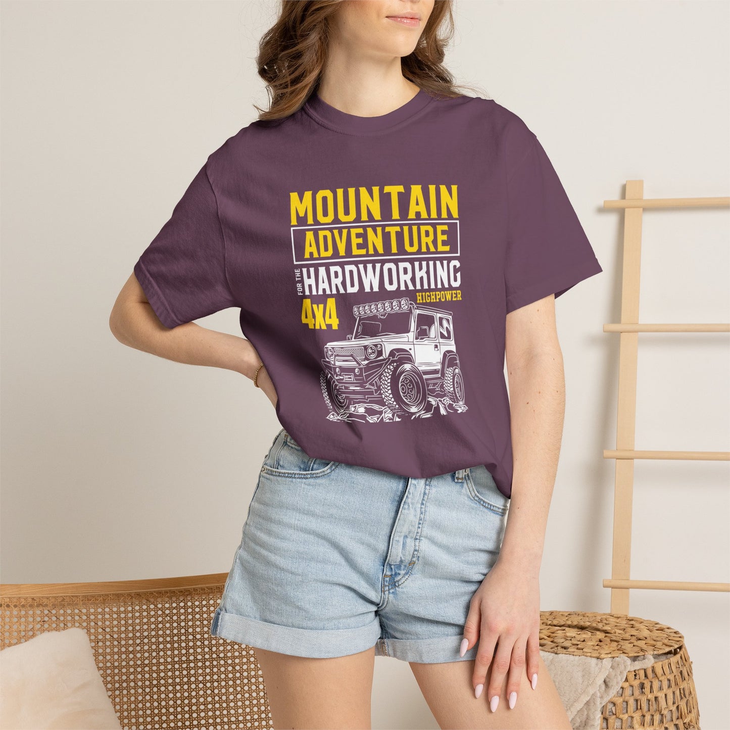 Thriller Mountain Adventure Mountain Explorer Sarcastic Alpine Discover Unisex Heavy Cotton T-Shirt