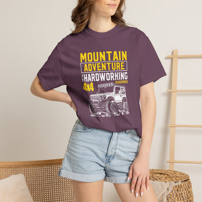 Thriller Mountain Adventure Mountain Explorer Sarcastic Alpine Discover Unisex Heavy Cotton T-Shirt