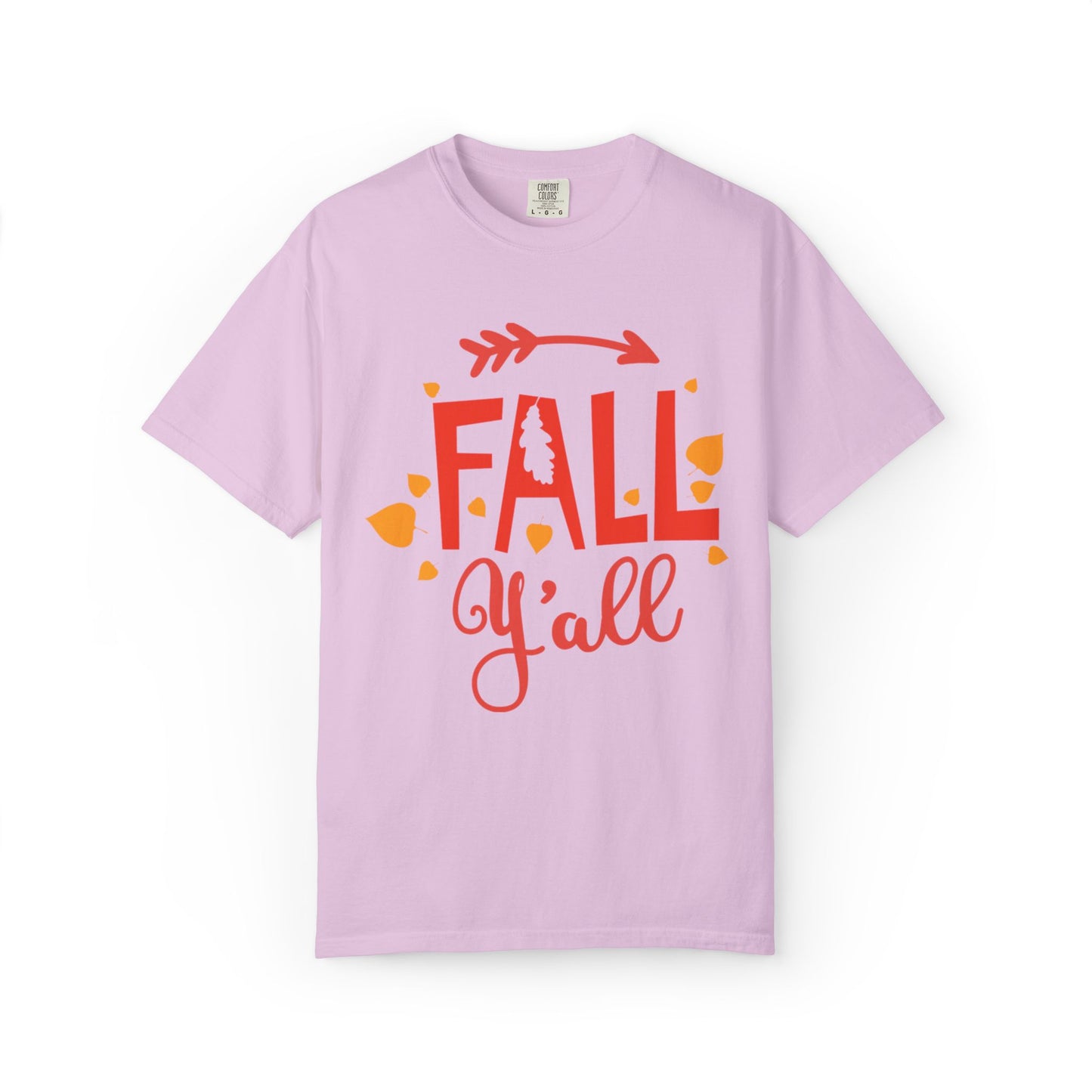 Fall Y’all Breeze Leaves Christmas Tee Jingle Bells Falling Beauty Holiday Spirit Unisex Heavy Cotton T-Shirt