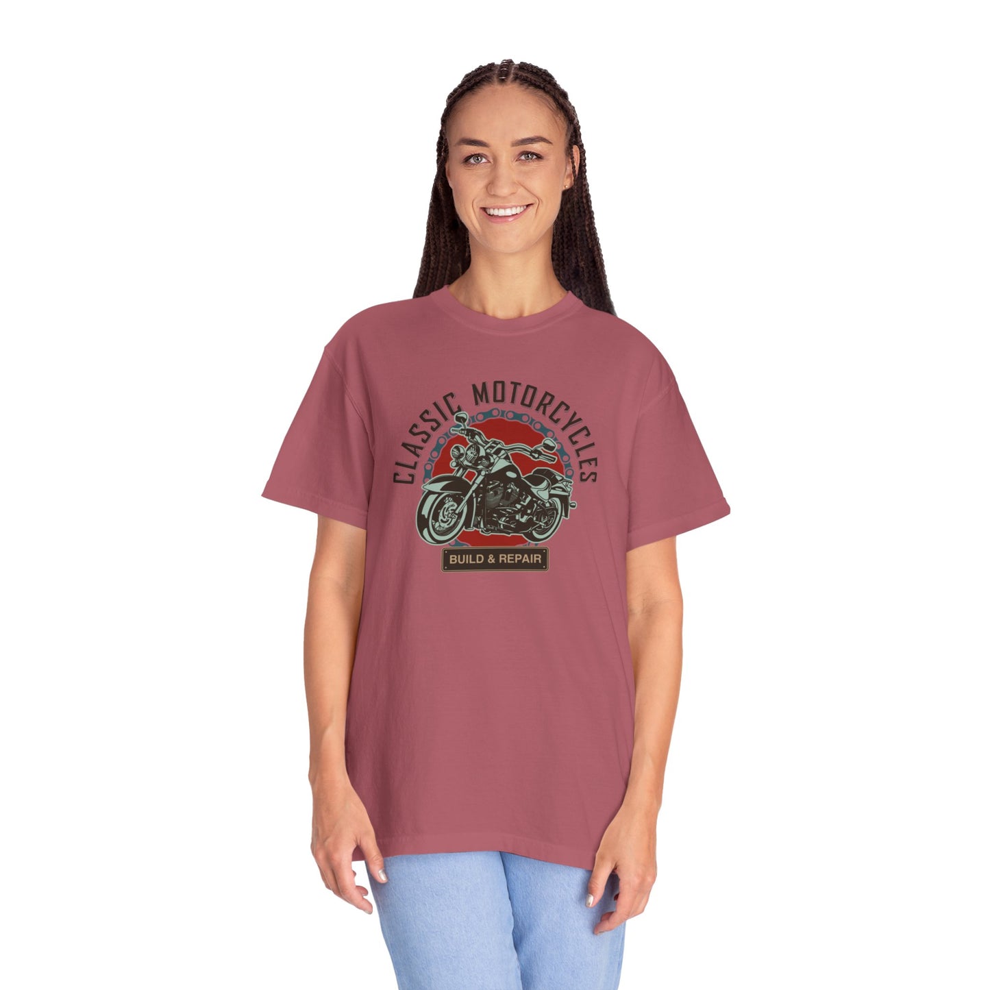 Classic Motorcycles Custom Engine Club Motorbike Lovers Trendy Tee High-speed Rider Adventure Racer Unisex Heavy Cotton T-Shirt