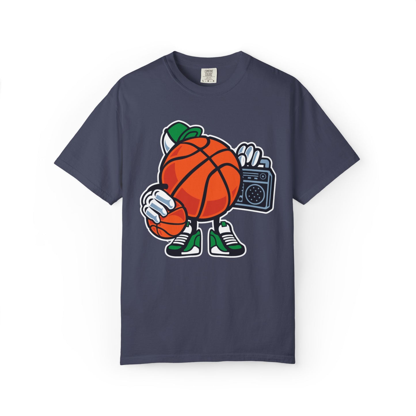 Funny Street Basketball Court King Queens Basketball Lovers Tee Slam Dunk Net Warriors Unisex Heavy Cotton T-Shirt
