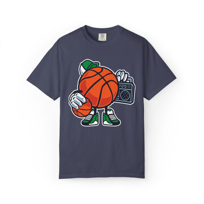 Funny Street Basketball Court King Queens Basketball Lovers Tee Slam Dunk Net Warriors Unisex Heavy Cotton T-Shirt