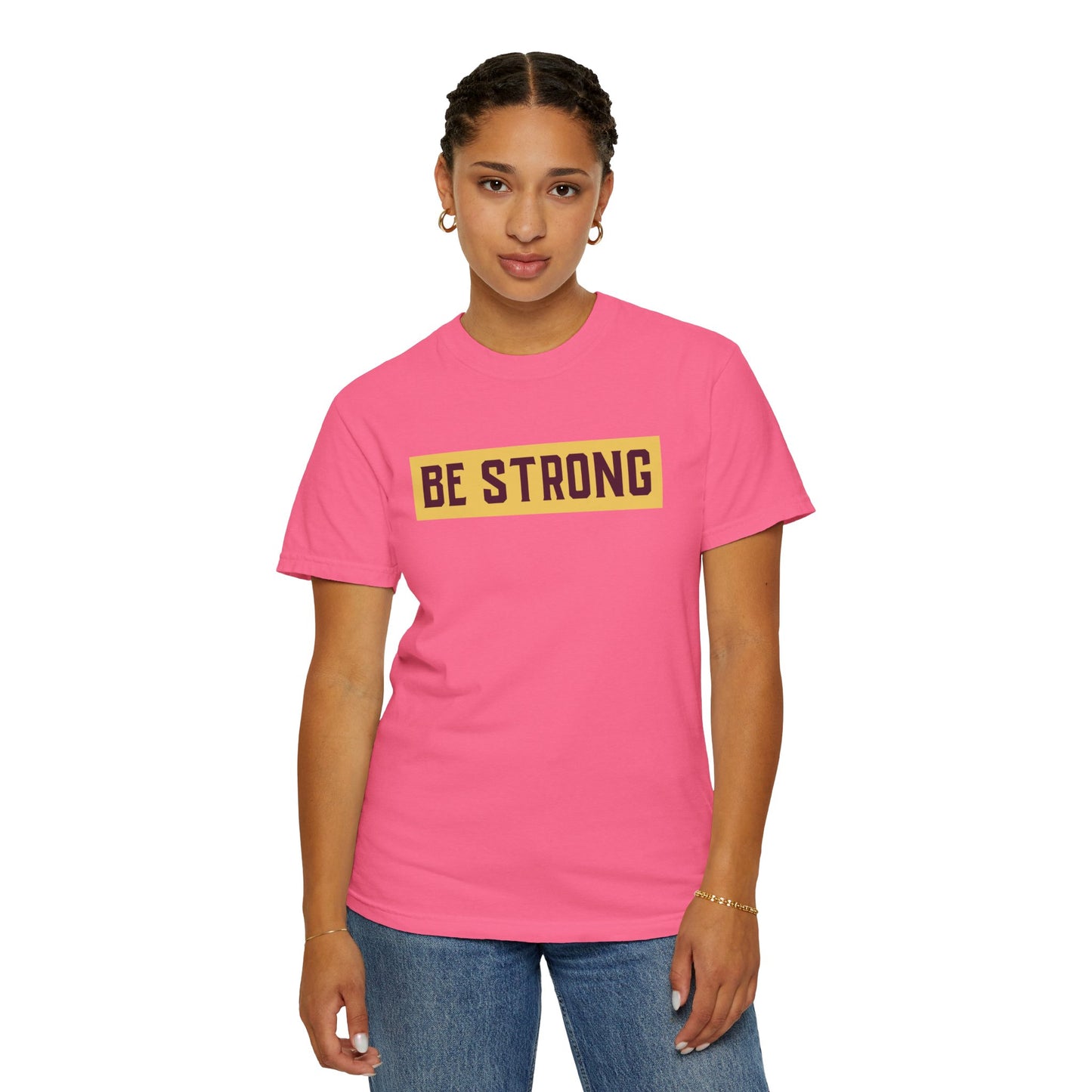 Be Strong Quotes Best Selling Unisex Heavy Cotton T-Shirt