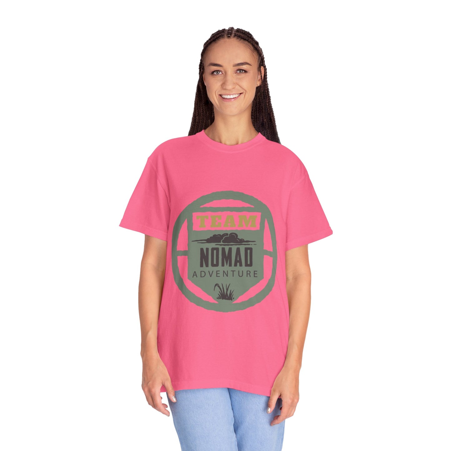 Team Nomad Constant Movement Discovery Freedom Adventure Enthusiasts Unisex Heavy Cotton T-Shirt