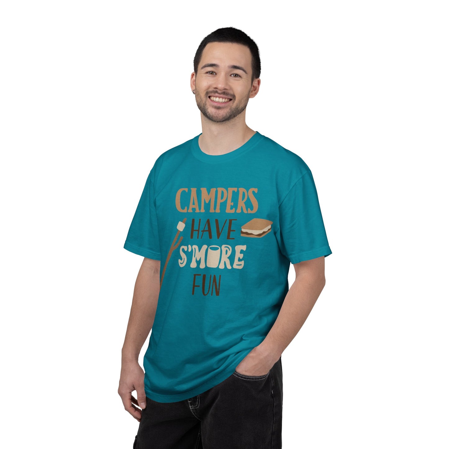 Campers Adventure Mountain Tee Belays Ropes Fun Activities Unisex Heavy Cotton T-Shirt