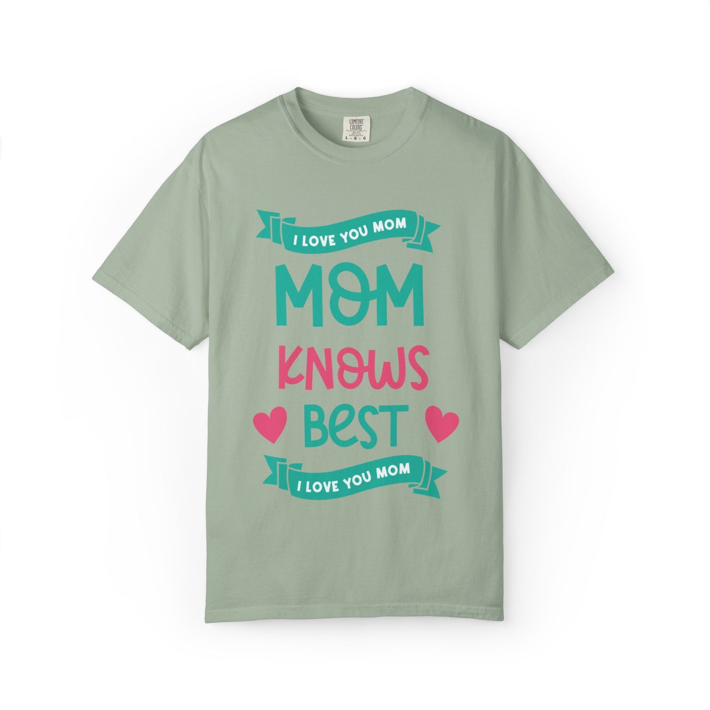 Mom Knows Best Strong Motherhood Heartfelt Guidance Tee Nurturing Knowledge Unisex Heavy Cotton T-Shirt
