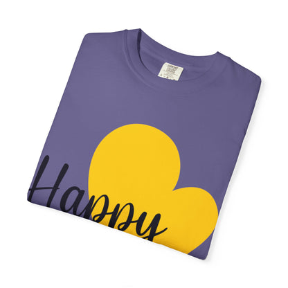 Happy Family Peaceful Paradise Tee Cherished Space Heartfelt Haven Unisex Heavy Cotton T-Shirt
