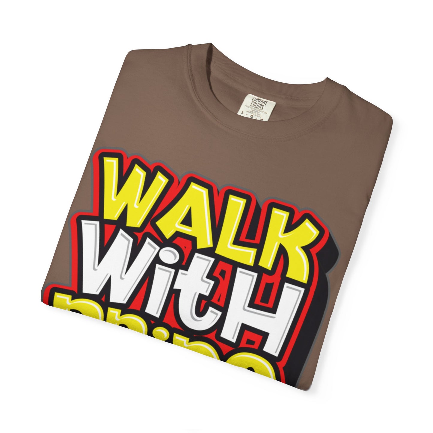 Walk With Pride Confidence Tee Aspiration Mindfulness Integrity Empowerment Unisex Heavy Cotton T-Shirt