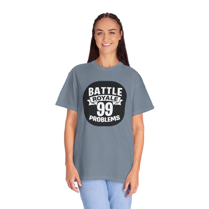 Battle Royal Multiplayer Madness Tee Thrilling Elimination High-Stakes Combat Unisex Heavy Cotton T-Shirt