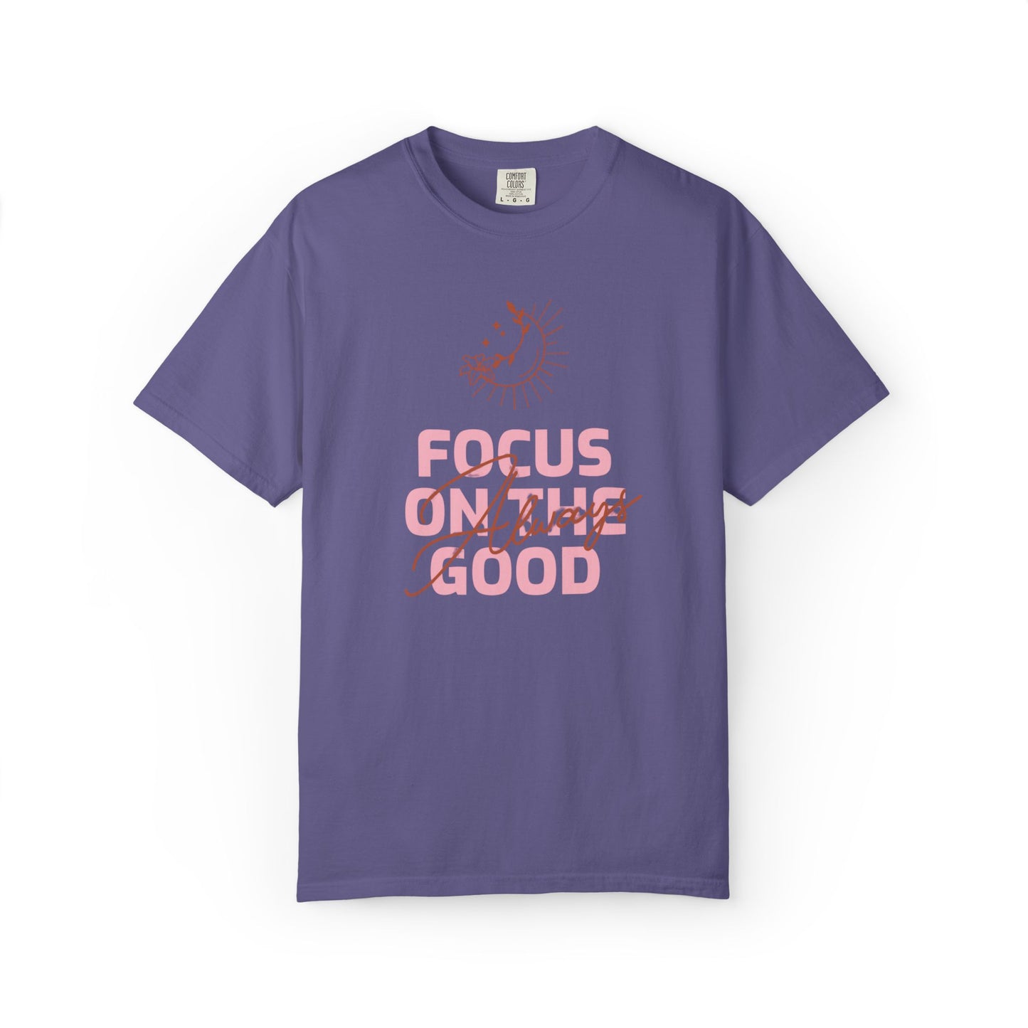 Focus on Good Trendy Tee Travel Addict Exploring Adventurous Tour Lover Tourist Journey Unisex Heavy Cotton T-Shirt