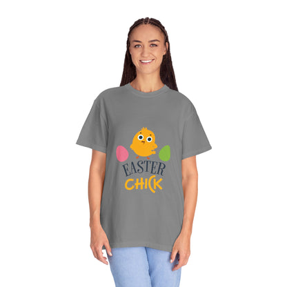 Easter Chick Holy Week Easter Celebration Spring Festival Tee Christian Holiday Easter Eggs Good Friday Unisex Heavy Cotton T-Shirt