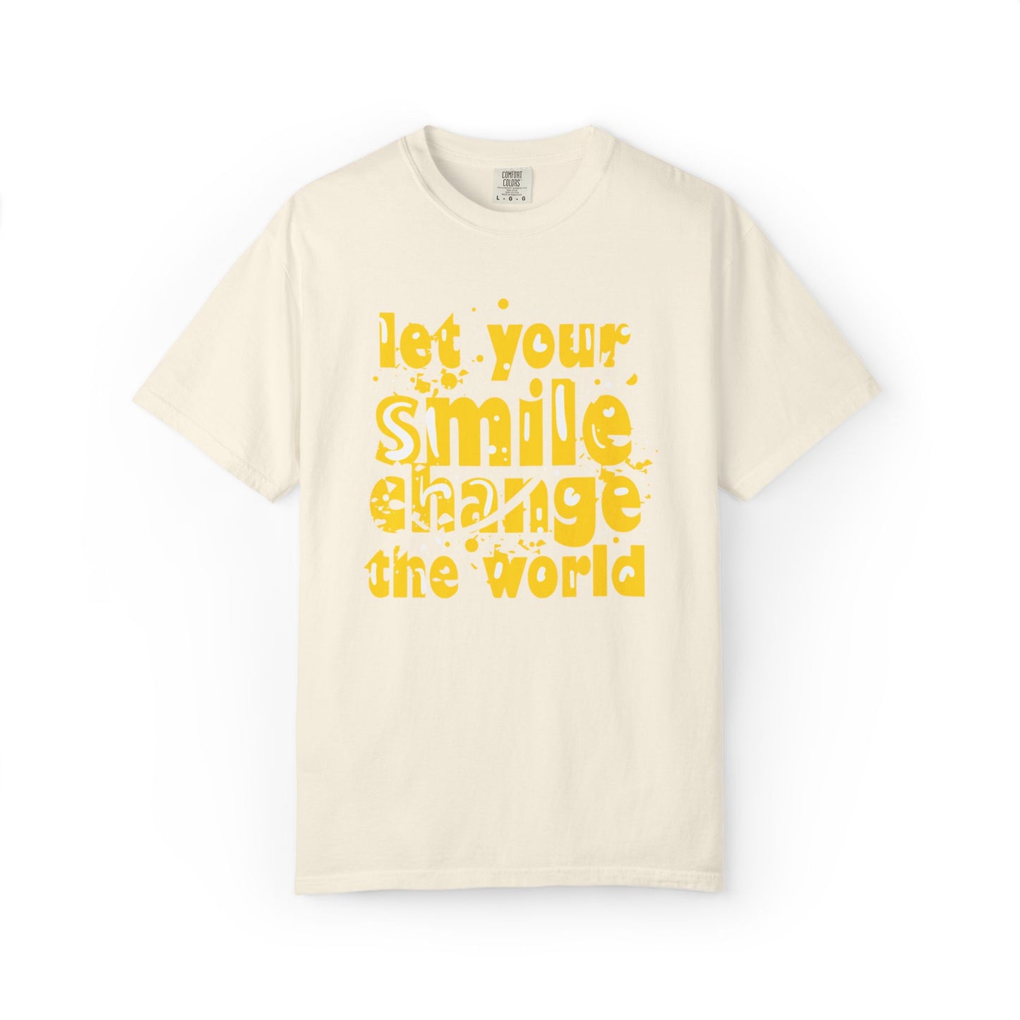Let Your Smile Change The World Kindness Heartfelt Compliments Tee Thoughtful Gestures Love-Inspiration  Unisex Heavy Cotton T-Shirt