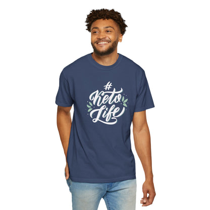 Keto Life Low-Carb Vegetables Tee Moderate Protein Fat Adaptation Intermittent Fasting Unisex Heavy Cotton T-Shirt