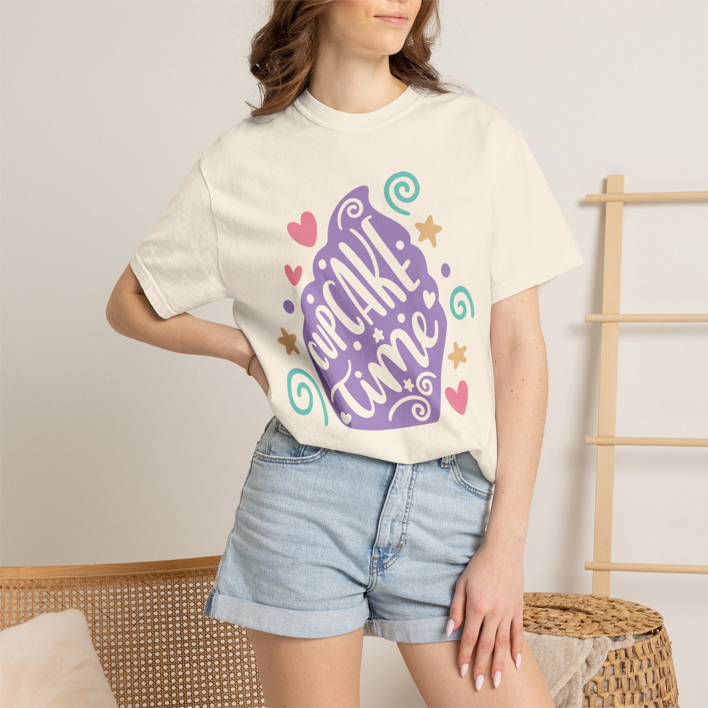 Cupcake Time Mysterious Flavors Tee Delicious Deception Stealthy Sweets Unisex Heavy Cotton T-Shirt