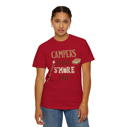 Campers Adventure Mountain Tee Belays Ropes Fun Activities Unisex Heavy Cotton T-Shirt