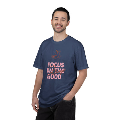 Focus on Good Trendy Tee Travel Addict Exploring Adventurous Tour Lover Tourist Journey Unisex Heavy Cotton T-Shirt