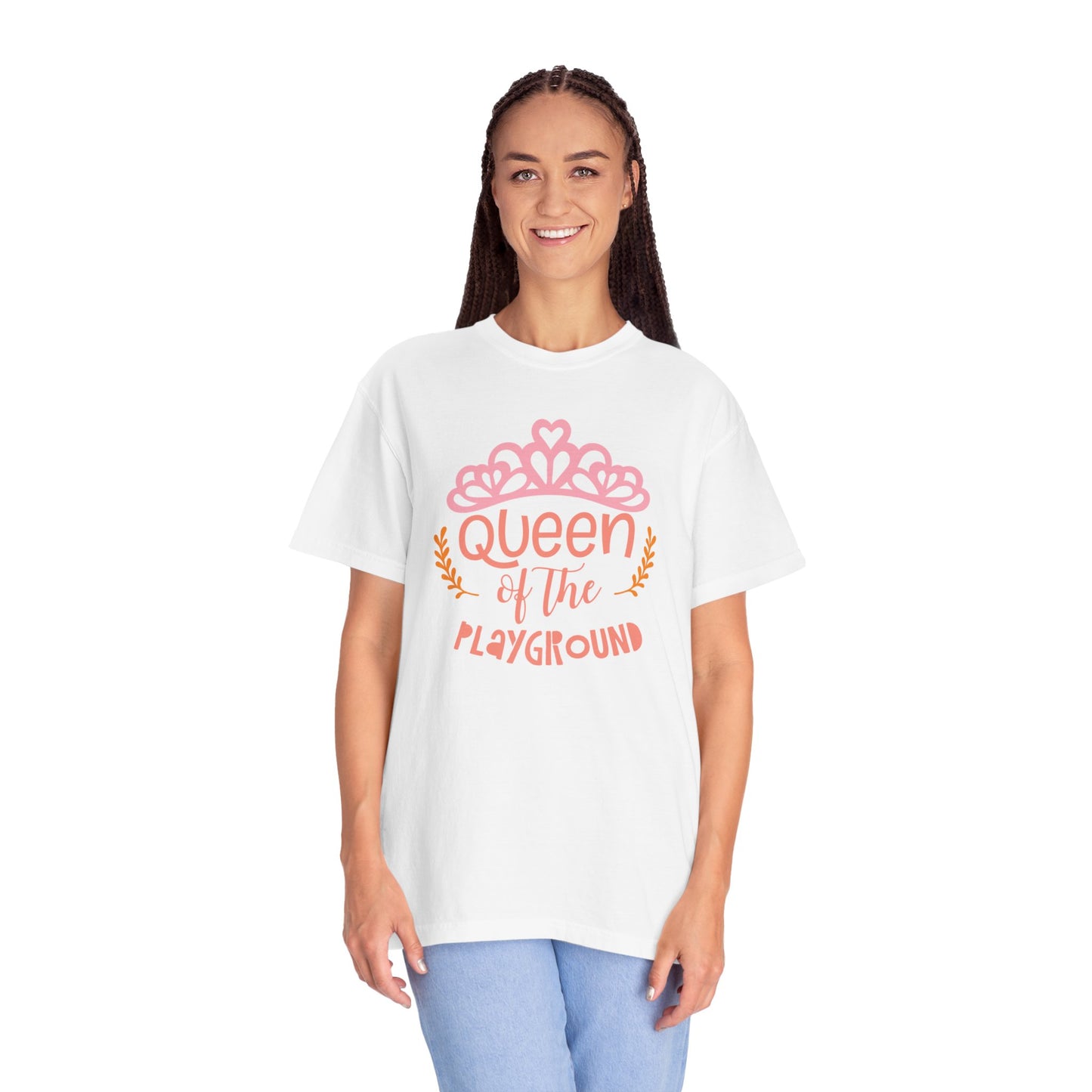 Queen Of The Playground Playtime Learning Objectives Early Toddlers Tee Childhood Development Unisex Heavy Cotton T-Shirt