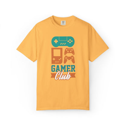 Funny Gamer Club Sarcastic Retro Gaming Gaming Consoles Gaming Community Unisex Heavy Cotton T-Shirt