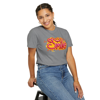 Smile Unisex Garment-Dyed T-shirt