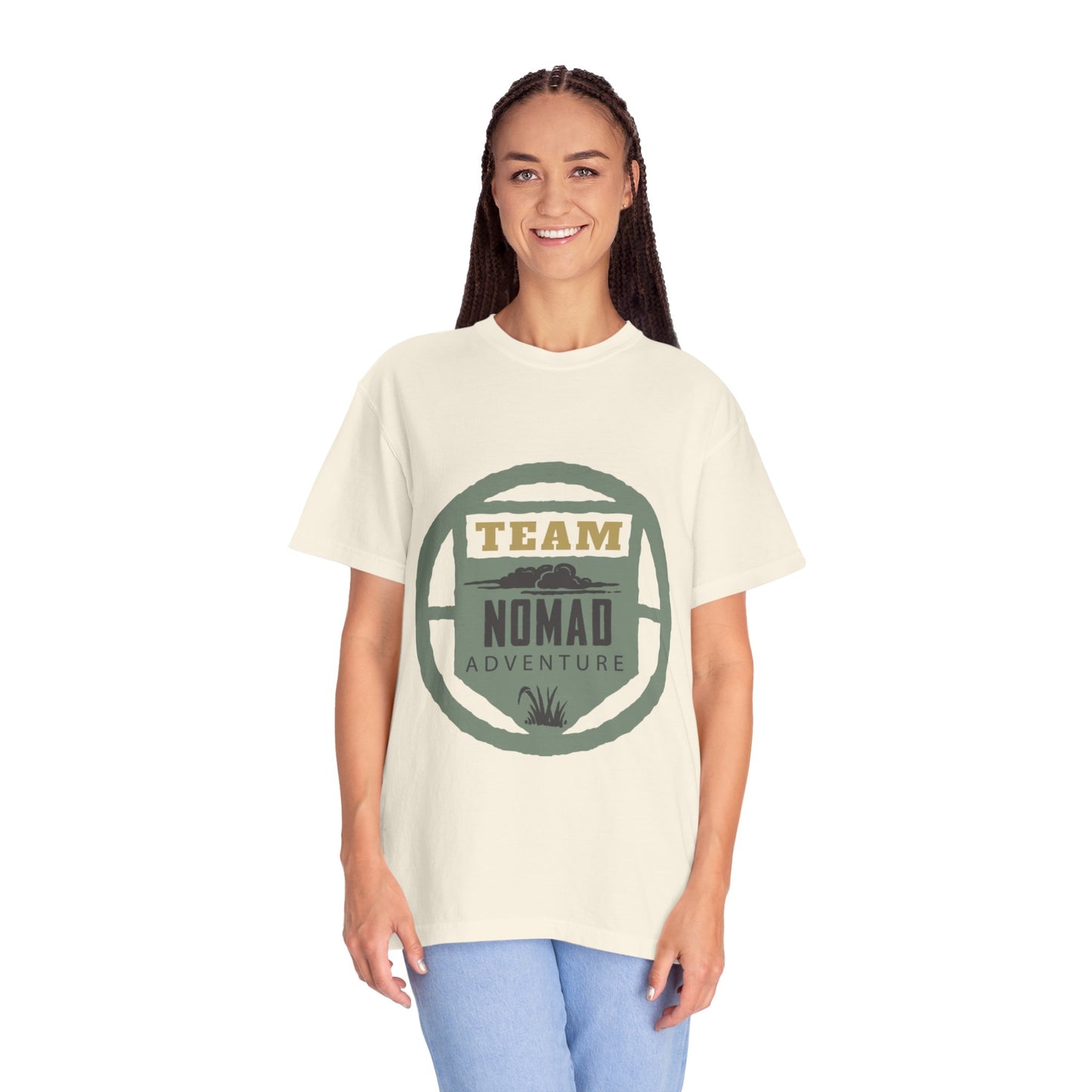 Team Nomad Constant Movement Discovery Freedom Adventure Enthusiasts Unisex Heavy Cotton T-Shirt