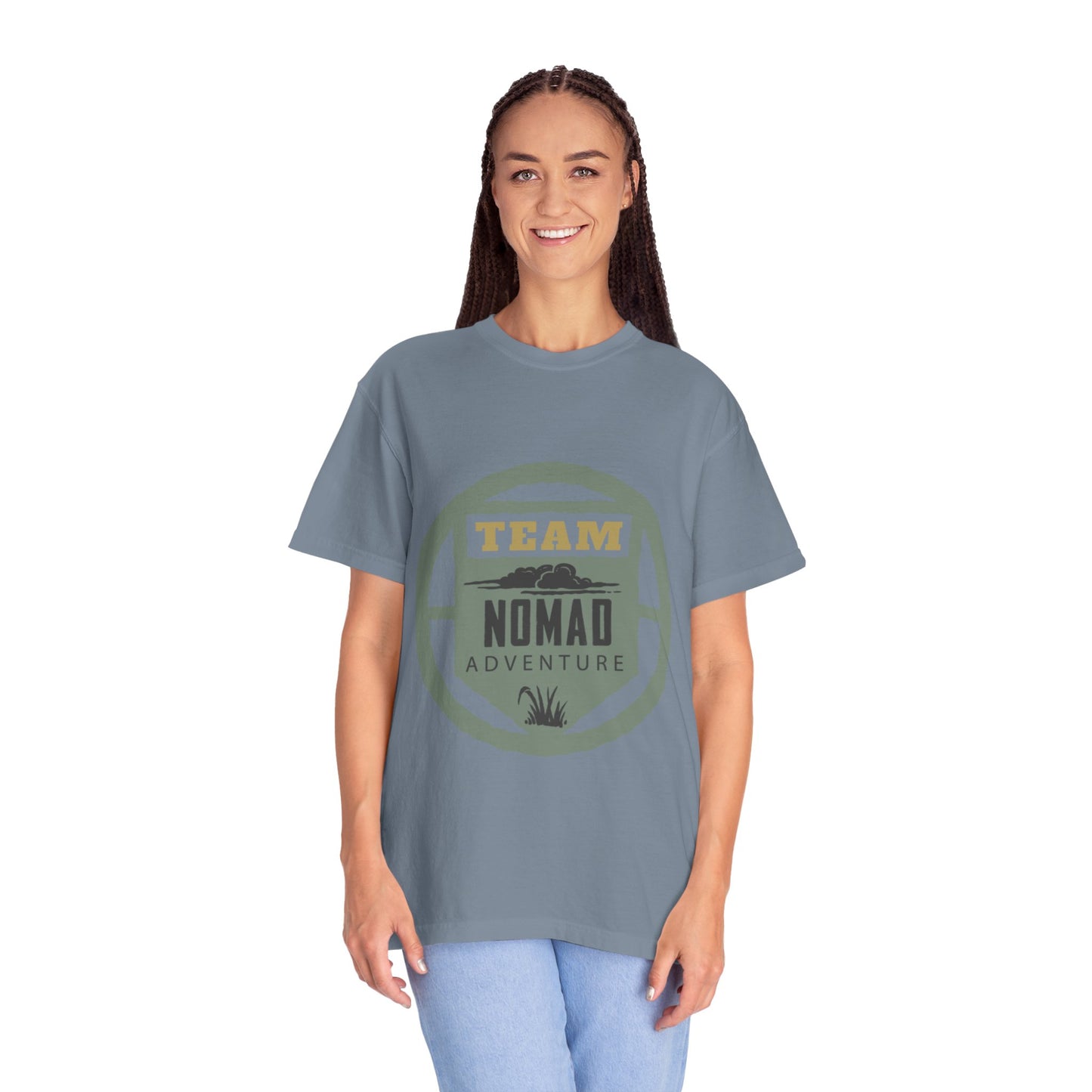 Team Nomad Constant Movement Discovery Freedom Adventure Enthusiasts Unisex Heavy Cotton T-Shirt