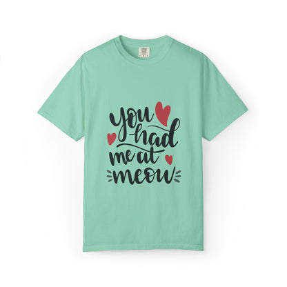 You Had Me At Meow Cats Elegance Tee Unique Furry Charms Quirks And Charisma Unisex Heavy Cotton T-Shirt