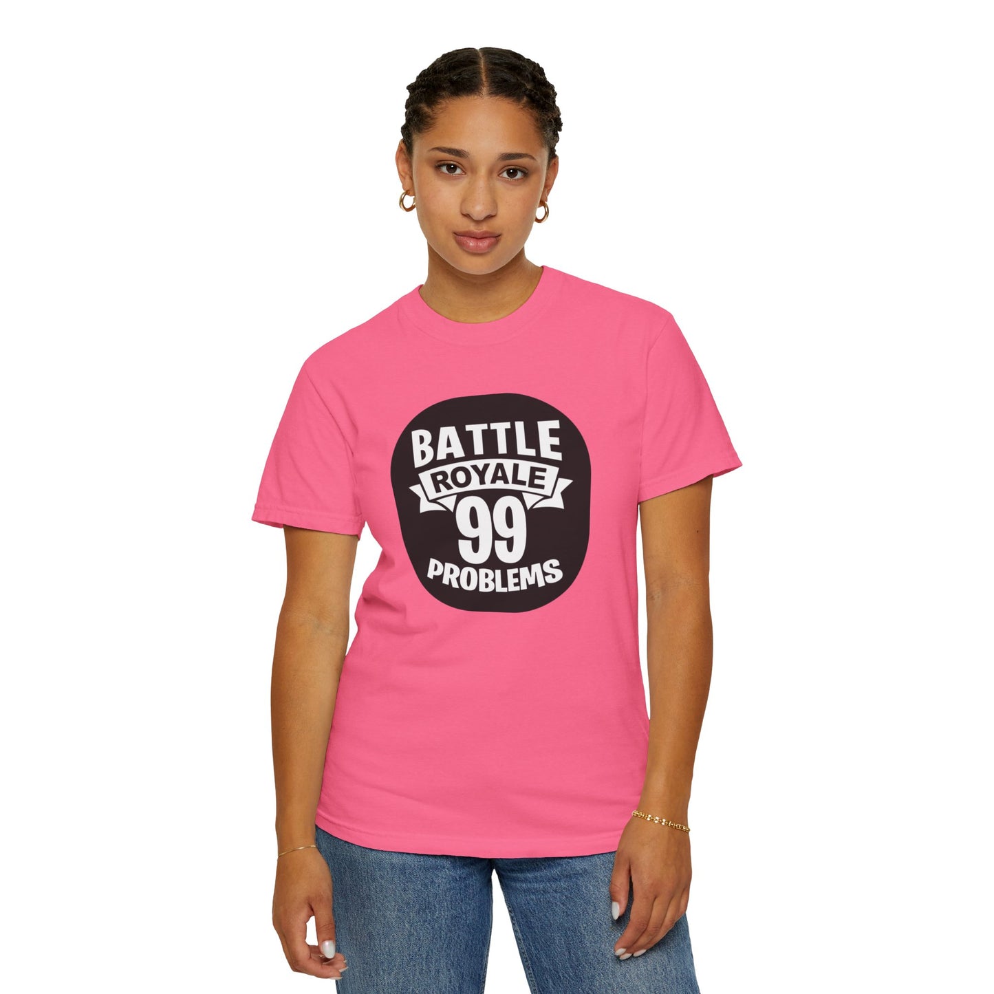 Battle Royal Multiplayer Madness Tee Thrilling Elimination High-Stakes Combat Unisex Heavy Cotton T-Shirt