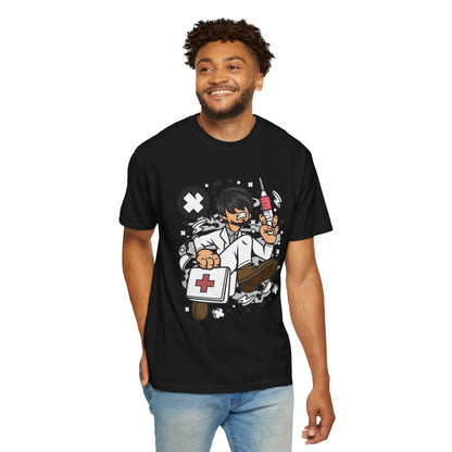 Doctor Superpower Medical Mastery Wellness Warriors Tee Medical Mentor Unisex Heavy Cotton T-Shirt