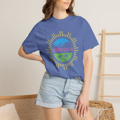 Summer Season Heat Long Days Cool Tee Unisex Heavy Cotton T-Shirt