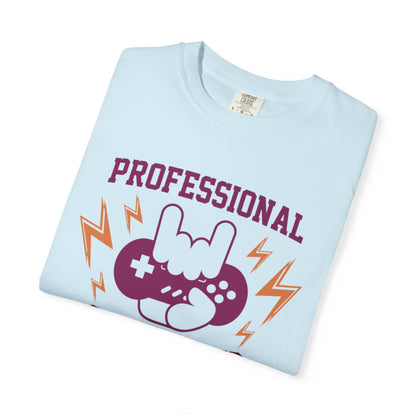 Professional Gamer Warriors Tee Non-Stop Playing Gaming Obsession Unisex Heavy Cotton T-Shirt
