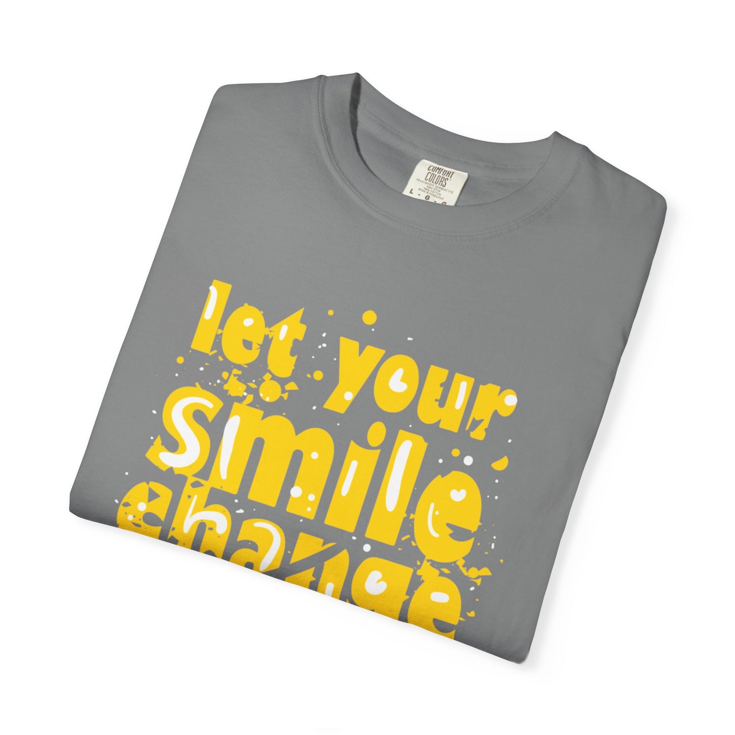 Let Your Smile Change The World Kindness Heartfelt Compliments Tee Thoughtful Gestures Love-Inspiration  Unisex Heavy Cotton T-Shirt