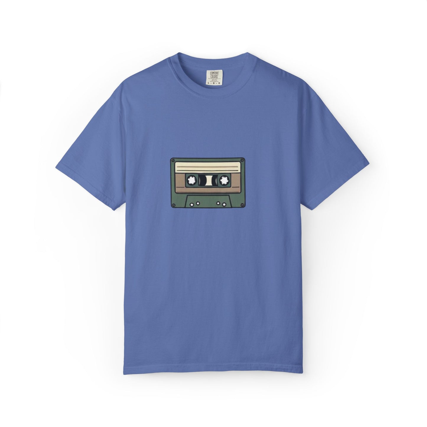 Audio Cassette - of Unisex Garment-Dyed T-shirt