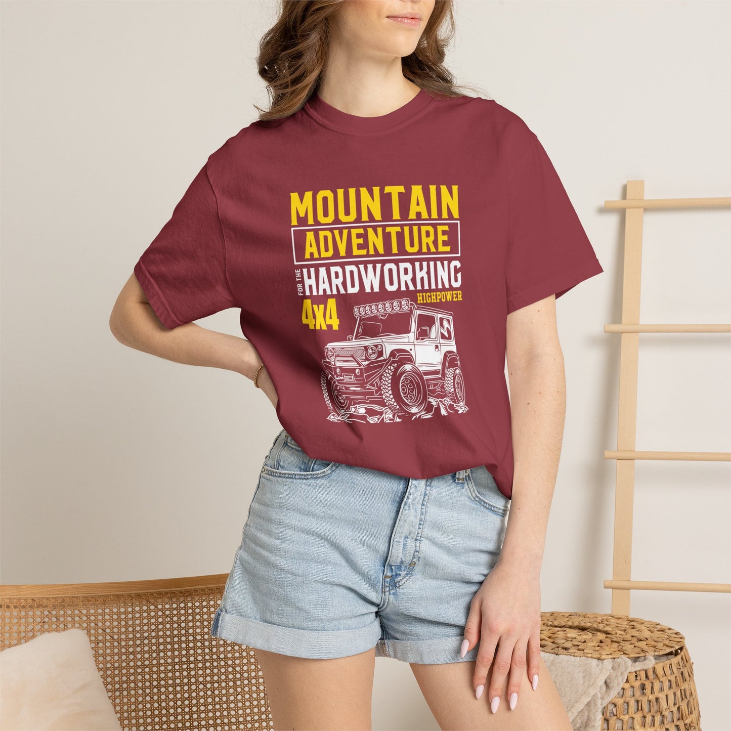 Thriller Mountain Adventure Mountain Explorer Sarcastic Alpine Discover Unisex Heavy Cotton T-Shirt
