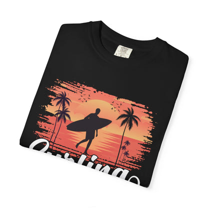 Exciting Surfing Catch The Wave Barrels & Breaks Shortboard Beach Vibes Unisex Heavy Cotton T-Shirt
