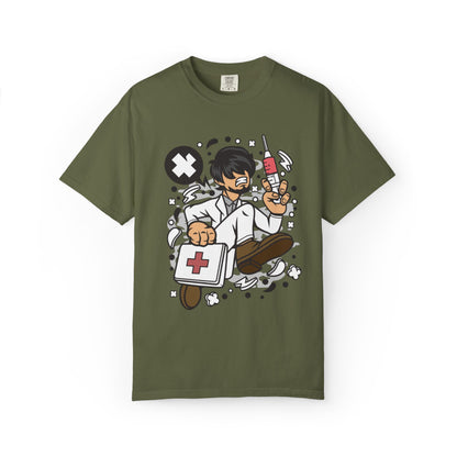 Doctor Superpower Medical Mastery Wellness Warriors Tee Medical Mentor Unisex Heavy Cotton T-Shirt
