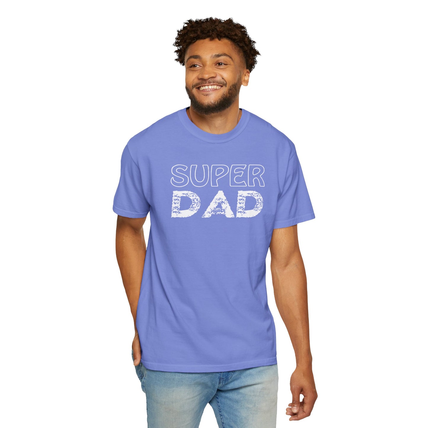 Super Dad Embracing Fatherhood Tee Growing Our Family Anticipating Parenthood Unisex Heavy Cotton T-Shirt