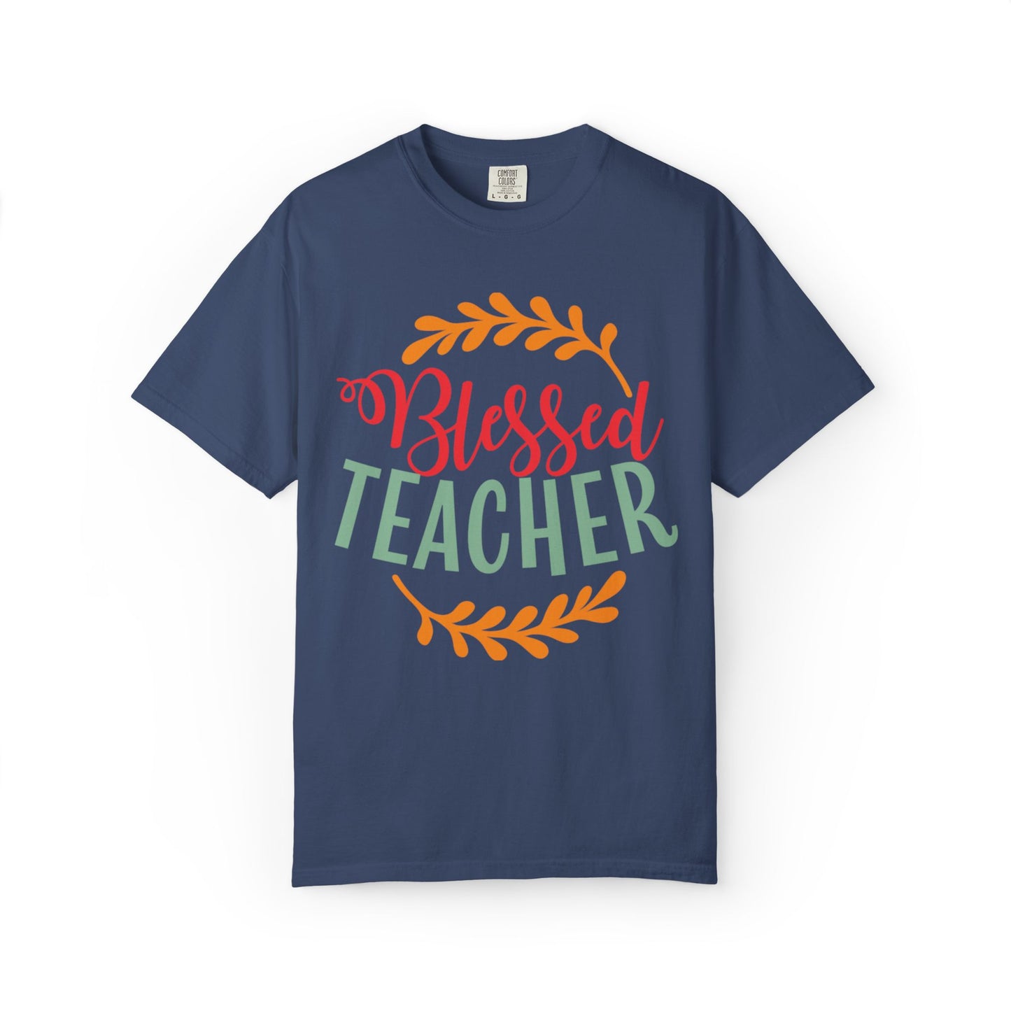 Blessed Teacher Role Model Supportive Learning Positive Reinforcement Moral Values Unisex Heavy Cotton T-Shirt