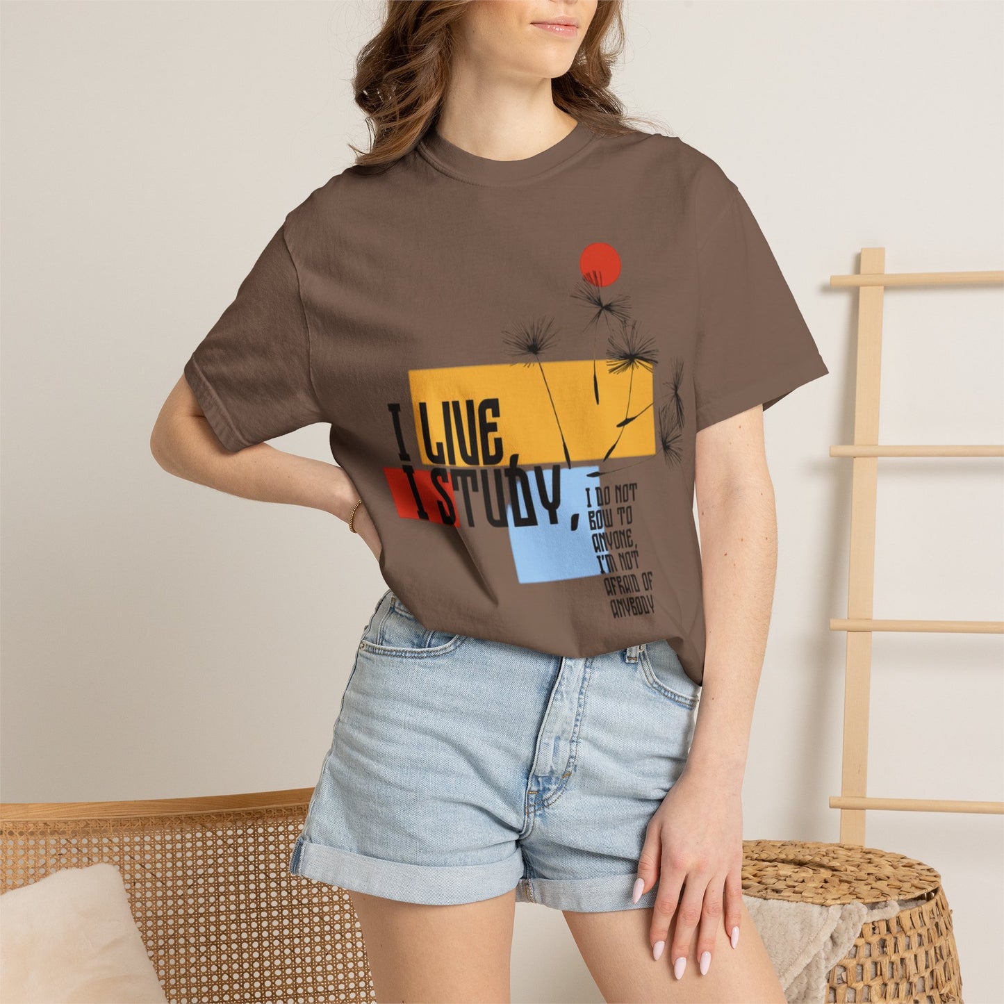 I Live I Study - Unisex Garment-Dyed T-shirt