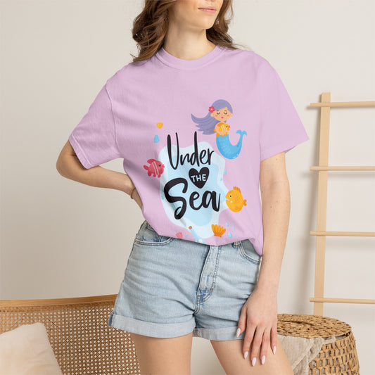 Under The Sea Oceanic Enchantment Tee Marine Life Wonders Unseen Depths Unisex Heavy Cotton T-Shirt