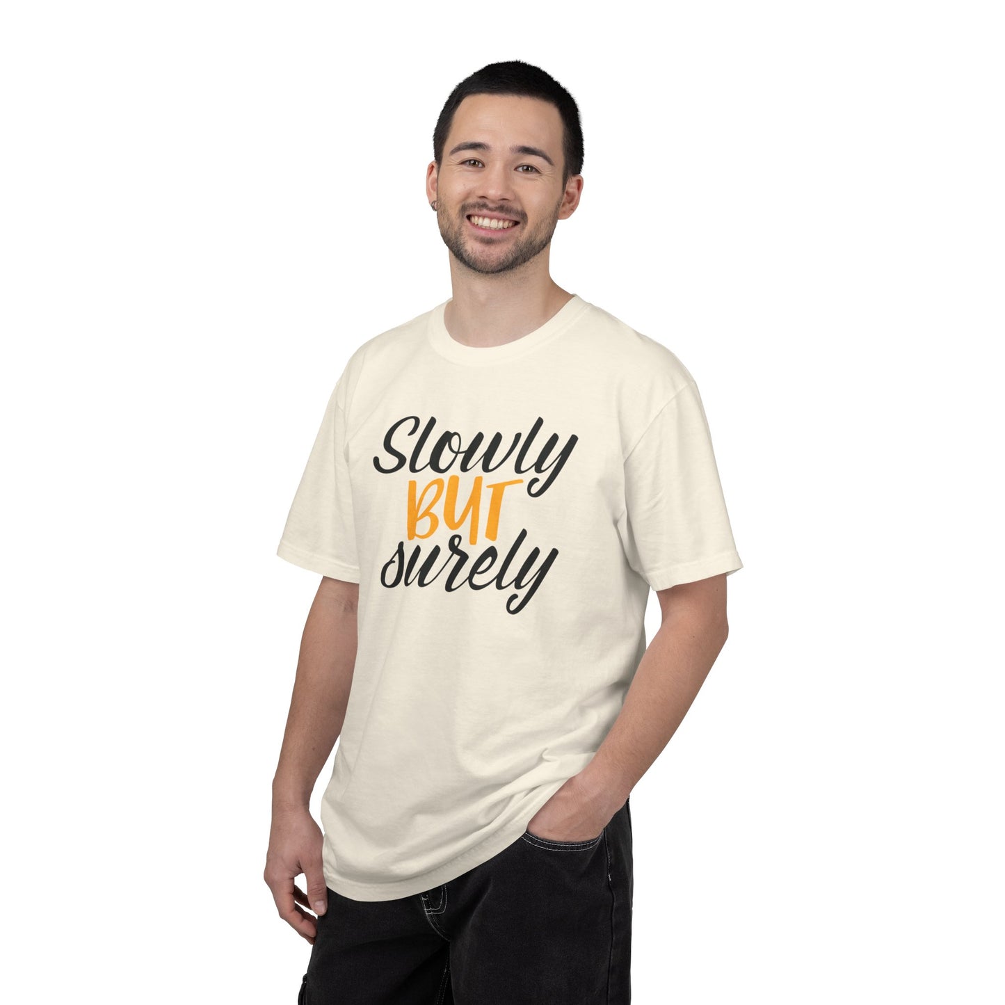Slowly But Surely Embracing Challenges Tee Unbreakable Will Relentless Spirit Unyielding Determination Unisex Heavy Cotton T-Shirt