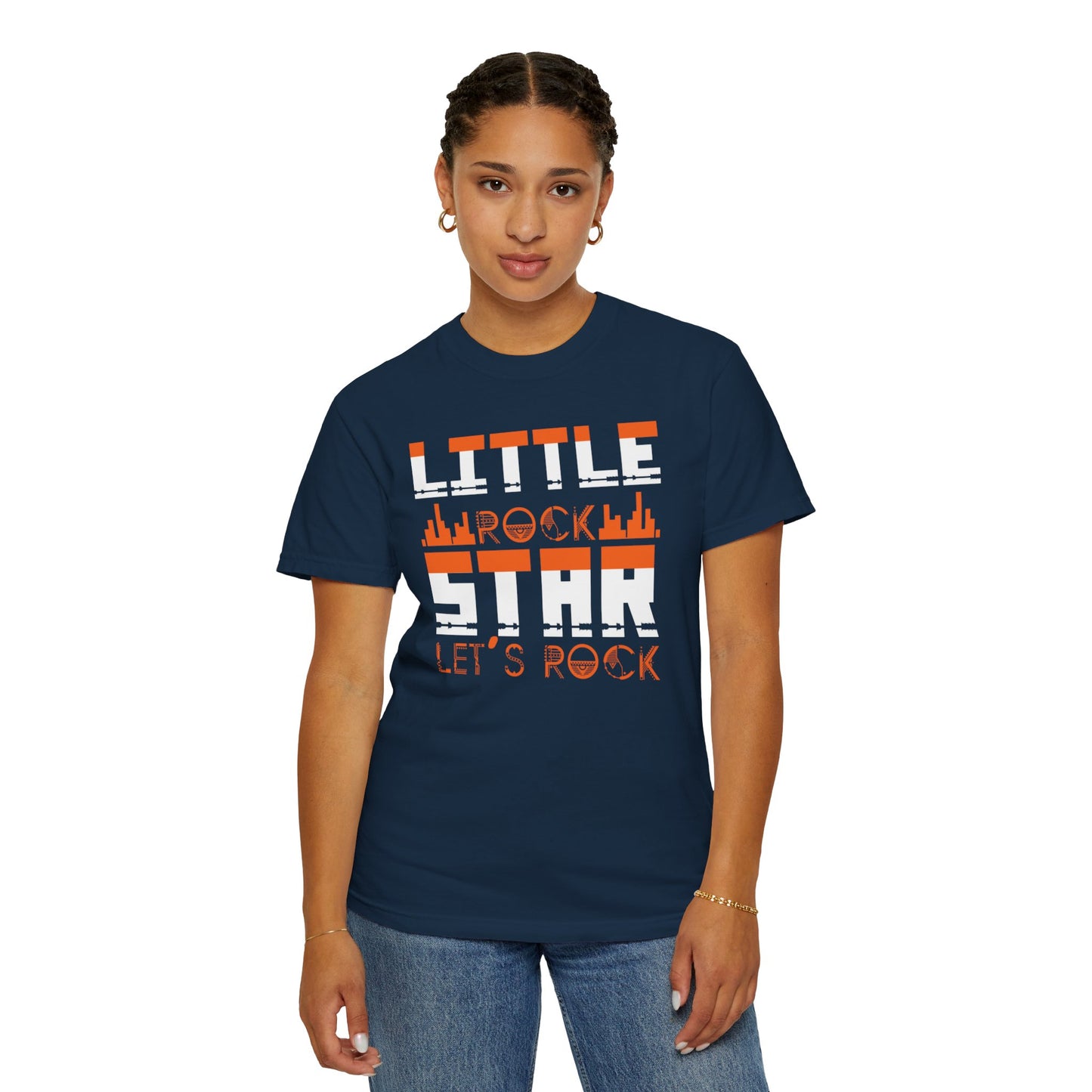 Thrilling Little Rock Star Born To Rock Rock And Roll Passion Rocker At Heart Rock Enthusiasm Unisex Heavy Cotton T-Shirt