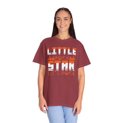 Thrilling Little Rock Star Born To Rock Rock And Roll Passion Rocker At Heart Rock Enthusiasm Unisex Heavy Cotton T-Shirt