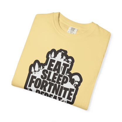 Eat Sleep Fortnite Battle Royale Squad Gameplay Passion Tee Solo Missions Social Gaming Unisex Heavy Cotton T-Shirt