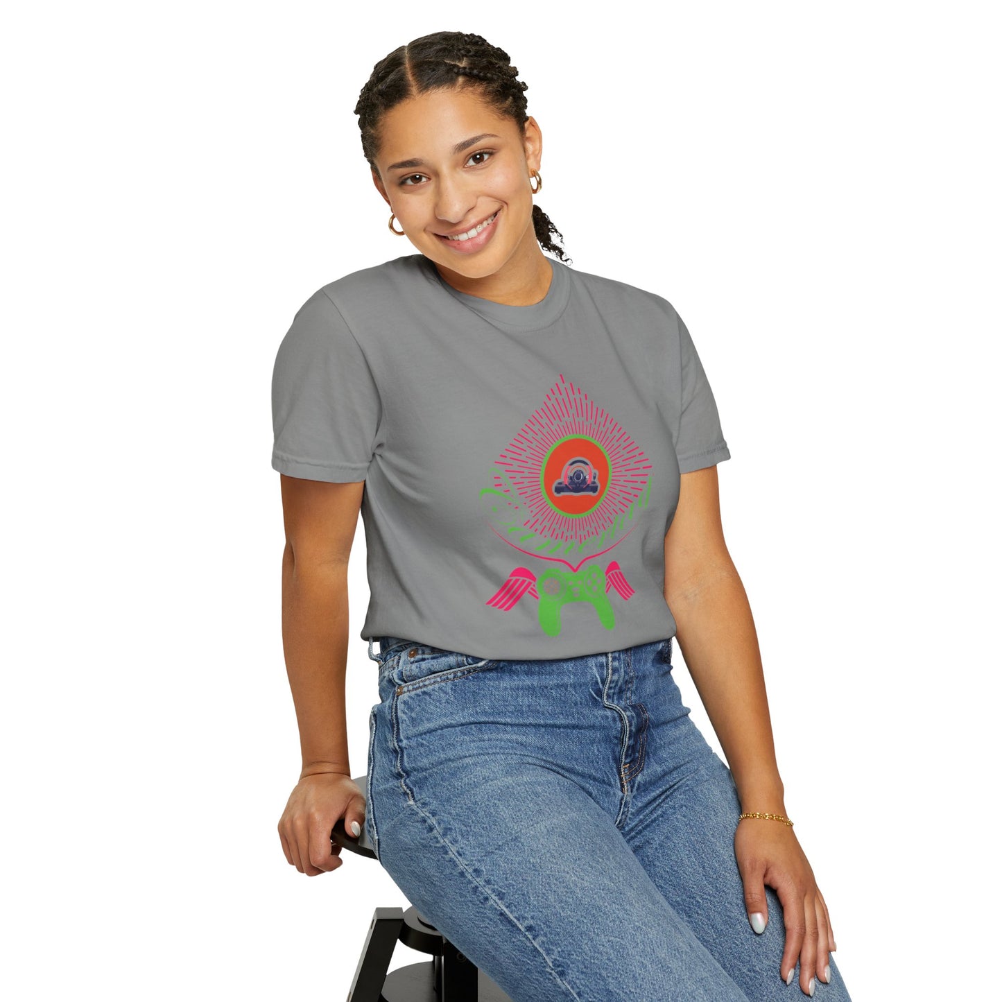 Gamer Warriors Tee Non-Stop Playing Gaming Obsession Unisex Heavy Cotton T-Shirt