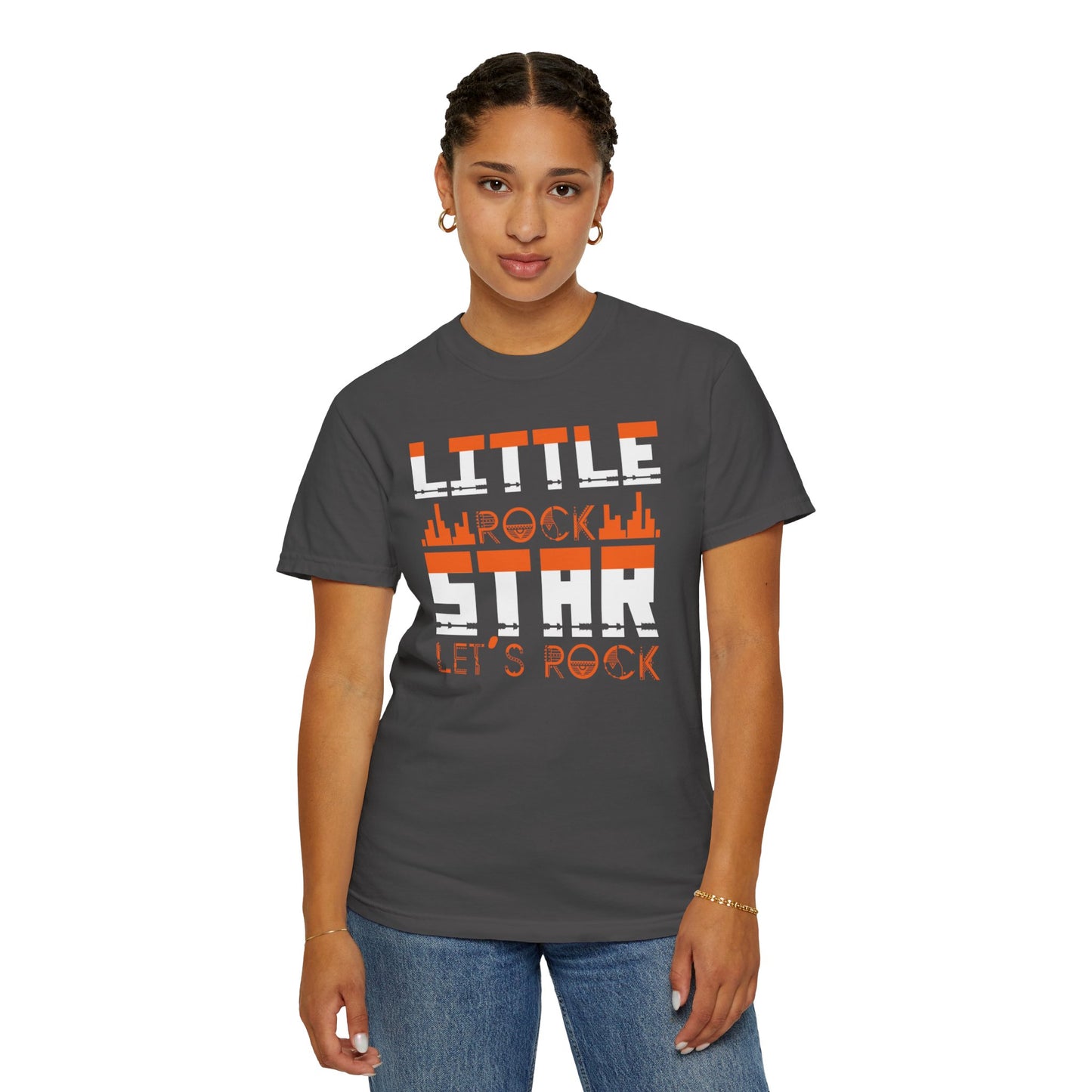 Thrilling Little Rock Star Born To Rock Rock And Roll Passion Rocker At Heart Rock Enthusiasm Unisex Heavy Cotton T-Shirt