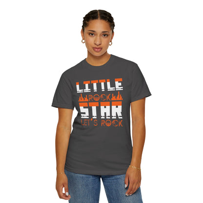 Thrilling Little Rock Star Born To Rock Rock And Roll Passion Rocker At Heart Rock Enthusiasm Unisex Heavy Cotton T-Shirt